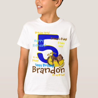 T-shirt Chemise d'anniversaire personnalisée