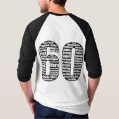 T-shirt Chemise d'anniversaire Peter 60 (Dos)