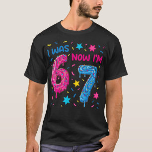T-shirt Chemise d'anniversaire pour enfant de 7 ans Était