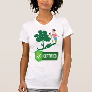 T-shirt Chemise d'arboricultrice certifiée Soins des arb