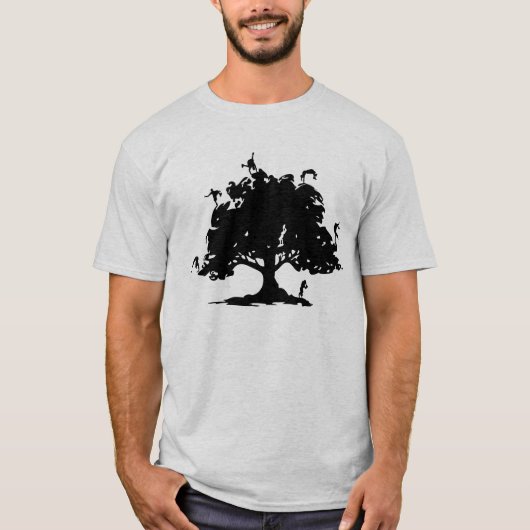 T-shirt Chemise d'arbre de hip hop (Devant)