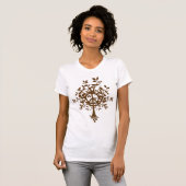 T-shirt Chemise d'arbre de paix (Devant entier)