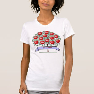 T-shirt Chemise d'arbre généalogique - 13 noms
