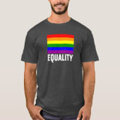 T-shirt Chemise d'arc-en-ciel de fierté de LGBT (Devant)