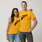 T-shirt Chemise d'arme à feu de recul (Unisexe)