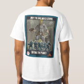 T-shirt Chemise d'armée d'UNA (Dos)