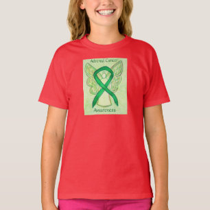 T-shirt Chemise d'art Ange de ruban de sensibilisation au 
