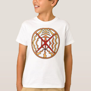 T-shirt Chemise d'art autochtone Eléments de l'enfant Chem