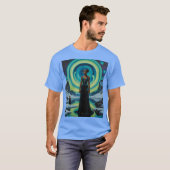 T-shirt Chemise d'art Celestial Ice Queen Portal (Devant entier)
