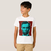 T-shirt Chemise d'art d'Abraham Lincoln--Conception unique (Devant entier)