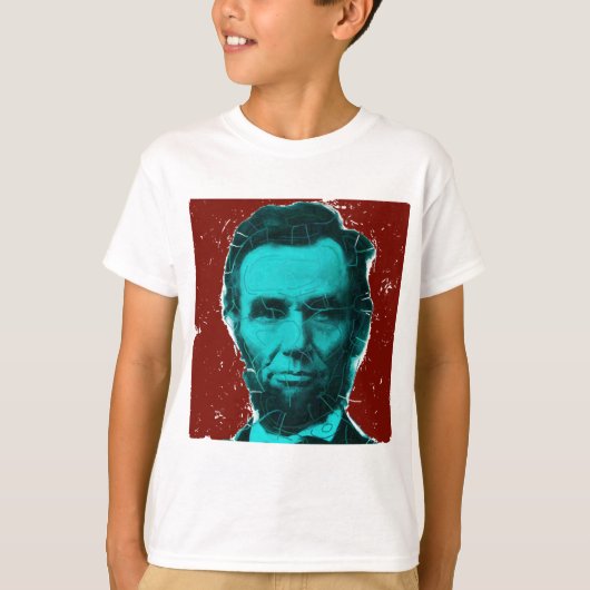 T-shirt Chemise d'art d'Abraham Lincoln--Conception unique (Devant)