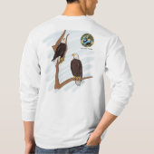 T-shirt Chemise d'art de couples de SWFEC Eagle (Dos)