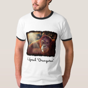 T-shirt Chemise d'art de la faune Red Ape