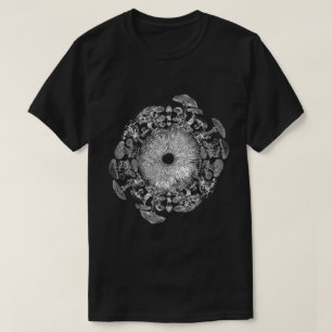 T-shirt Chemise d'art de l'impression de spores d'Iris de