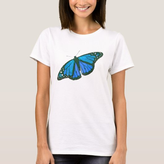 T-shirt Chemise d'art de papillon de monarque (Devant)