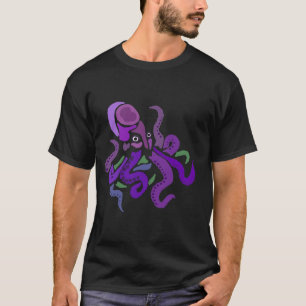 T-shirt Chemise d'art de poulpe