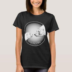 T-shirt Chemise d'art d'ours polaire Top Chemise Churchill