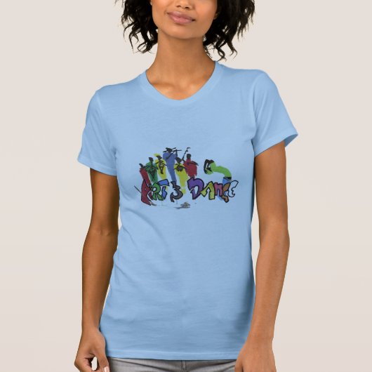 T-shirt chemise d'art et de danse (Devant)