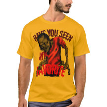 Chemise d'art horrifique de zombie effrayant