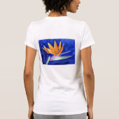 T-shirt Chemise d'art Oiseau de Paradis (Dos)