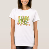 T-shirt Chemise d'art Word Hope (Devant)