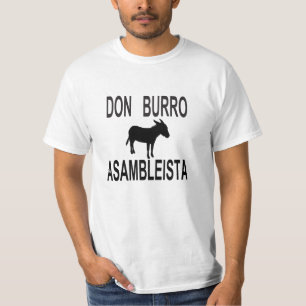 T-shirt Chemise d'Asambleista de Burro de Don