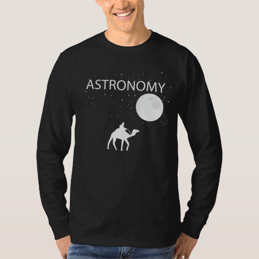 T-shirt Chemise d'astronomie (Devant)