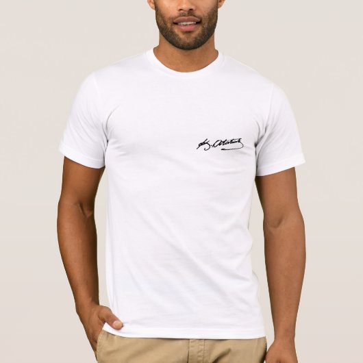 T-shirt Chemise d'ATATÜRK (Devant)