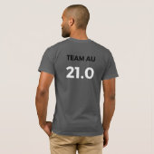 T-shirt Chemise d'Au d'équipe de la Manche (unisexe) (Dos entier)