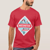 T-shirt Chemise d'avant et de citation du logo Mrcoaster1 (Devant)