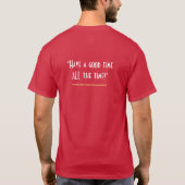 T-shirt Chemise d'avant et de citation du logo Mrcoaster1 (Dos)