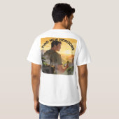 T-shirt Chemise d'aventure Compass Keep Exploring – Découv (Dos entier)