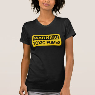T-shirt Chemise d'avertissement - choisir style et couleur