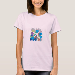 T-shirt Chemise d'avion de dames