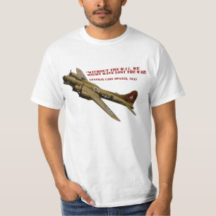 T-shirt Chemise d'avion de forteresse de vol du 2ÈME