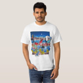 T-shirt chemise de 36 wayzz par le zimad (Devant entier)
