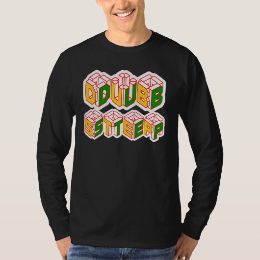 T-shirt chemise de 3D Dubstep (Devant)
