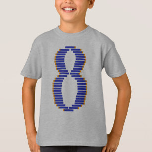 T-shirt Chemise de 8 ans