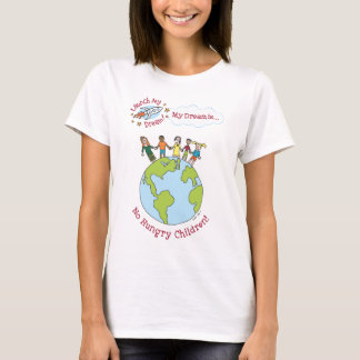 T-shirt Chemise de "aucuns enfants affamés" de Katie