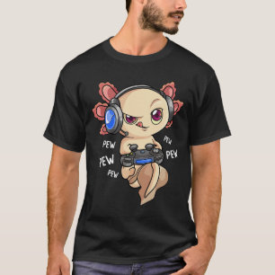 T-shirt Chemise de Axolotl de jeu pour enfants garçons gam