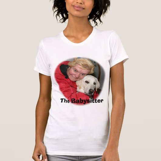T-shirt chemise de babysitter, la babysitter (Devant)