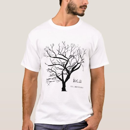 T-shirt chemise de bande d'iola (Devant)