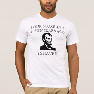 T-shirt Chemise de barbe d'Abe Lincoln