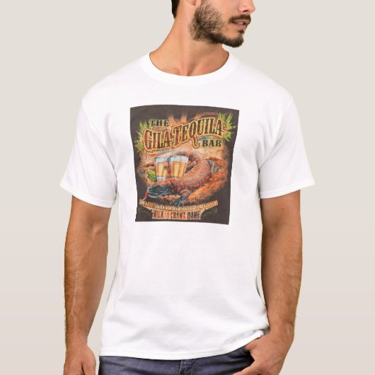 T-shirt Chemise de barre de tequila du Gila (Devant)