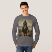 T-shirt Chemise de base à manches longues pour hommes (Devant entier)
