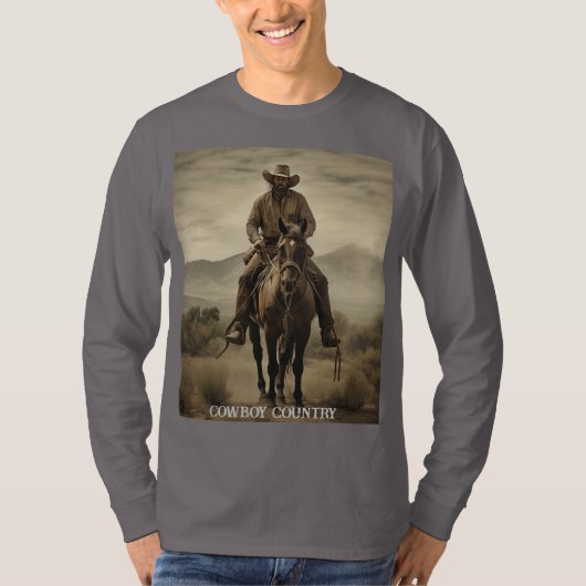T-shirt Chemise de base à manches longues pour hommes (Devant)