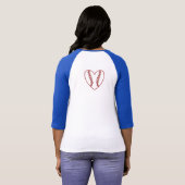 T-shirt Chemise de base-ball (Dos entier)