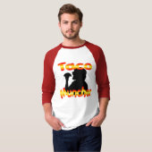 T-shirt Chemise de base-ball de Muncher de taco (Devant entier)