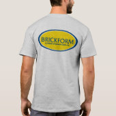 T-shirt Chemise de base de logo de Brickform (Dos)
