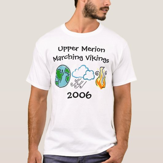 T-shirt Chemise de base de marche de Vikings (Devant)